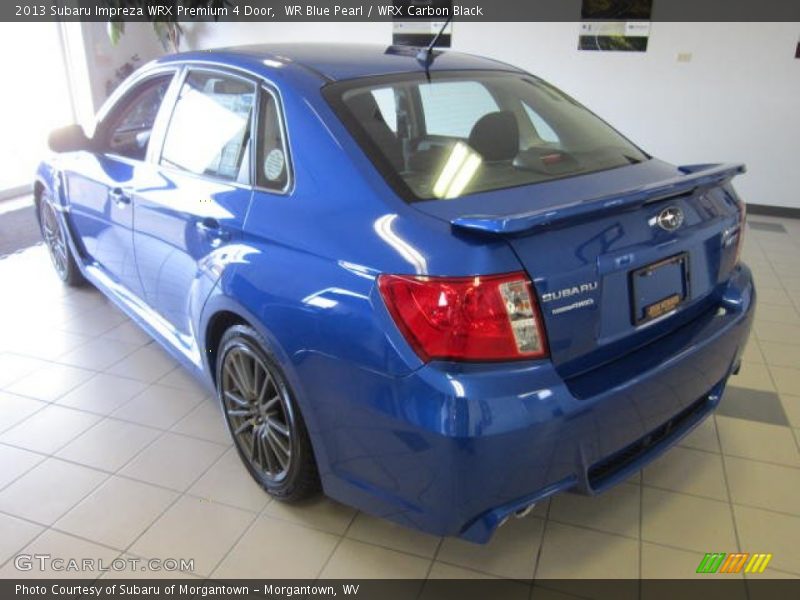 WR Blue Pearl / WRX Carbon Black 2013 Subaru Impreza WRX Premium 4 Door
