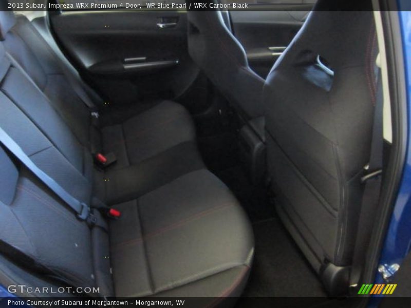 Rear Seat of 2013 Impreza WRX Premium 4 Door