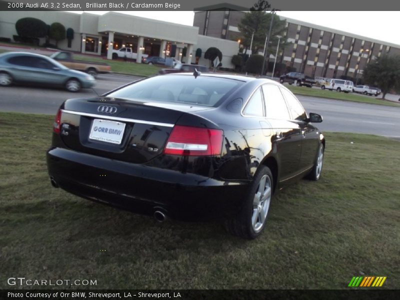 Brilliant Black / Cardamom Beige 2008 Audi A6 3.2 Sedan