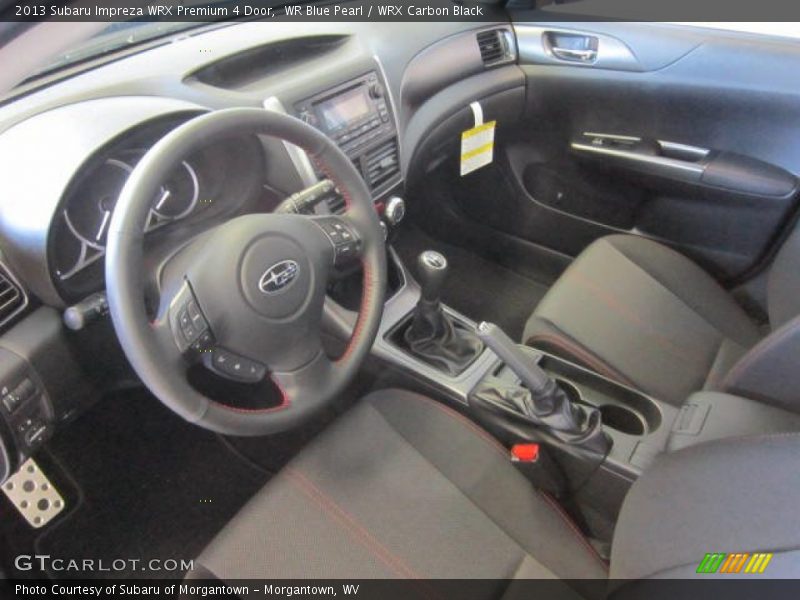 WRX Carbon Black Interior - 2013 Impreza WRX Premium 4 Door 