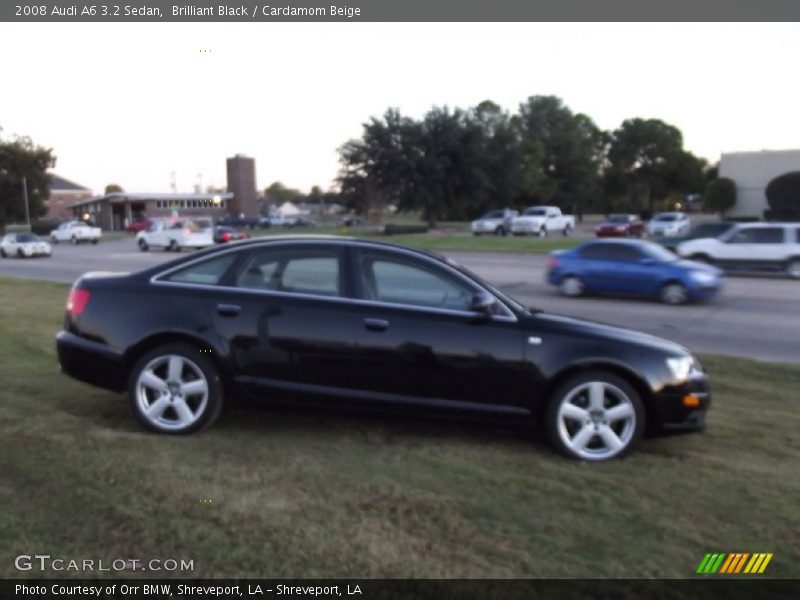 Brilliant Black / Cardamom Beige 2008 Audi A6 3.2 Sedan
