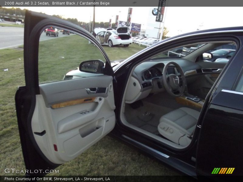 Brilliant Black / Cardamom Beige 2008 Audi A6 3.2 Sedan