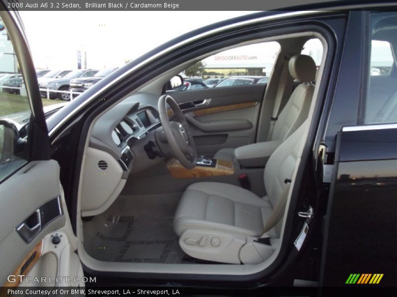 Brilliant Black / Cardamom Beige 2008 Audi A6 3.2 Sedan