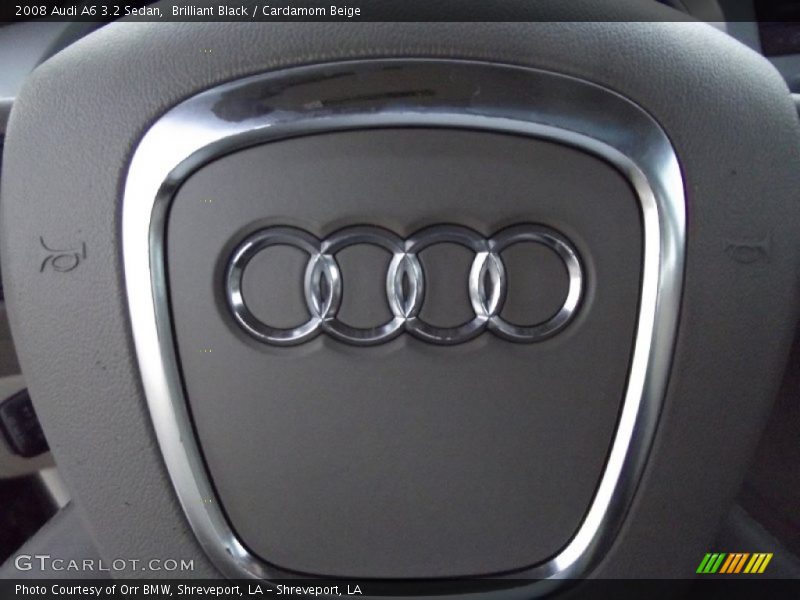 Brilliant Black / Cardamom Beige 2008 Audi A6 3.2 Sedan