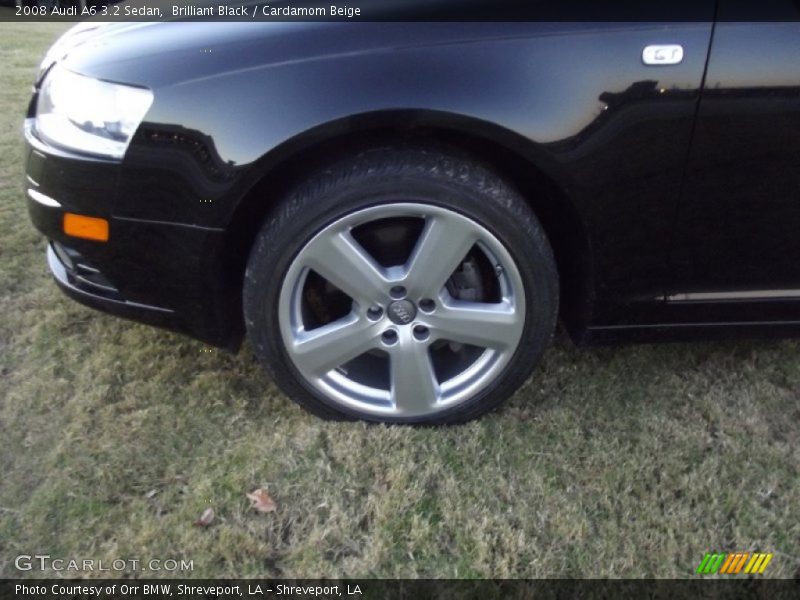Brilliant Black / Cardamom Beige 2008 Audi A6 3.2 Sedan