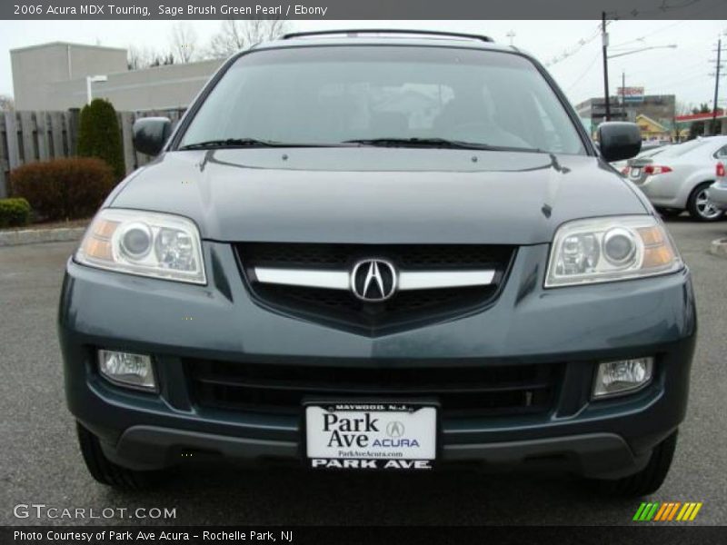 Sage Brush Green Pearl / Ebony 2006 Acura MDX Touring