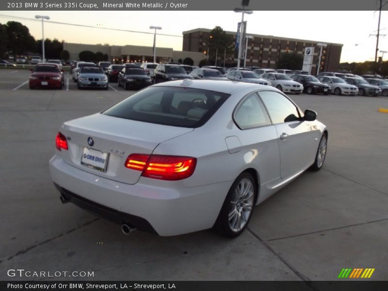 Mineral White Metallic / Oyster 2013 BMW 3 Series 335i Coupe
