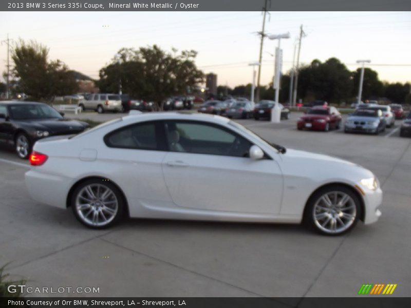 Mineral White Metallic / Oyster 2013 BMW 3 Series 335i Coupe