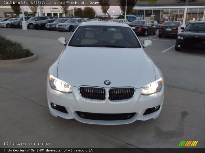 Mineral White Metallic / Oyster 2013 BMW 3 Series 335i Coupe