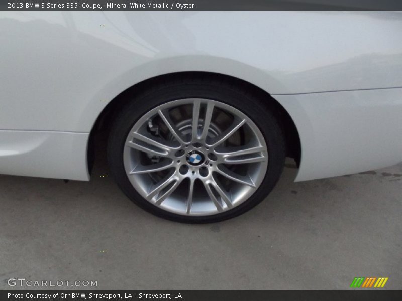 Mineral White Metallic / Oyster 2013 BMW 3 Series 335i Coupe