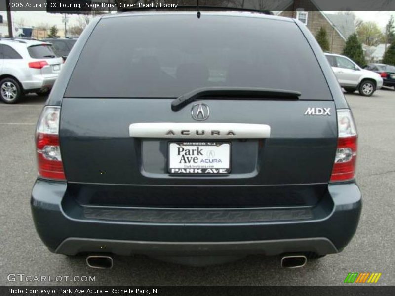 Sage Brush Green Pearl / Ebony 2006 Acura MDX Touring