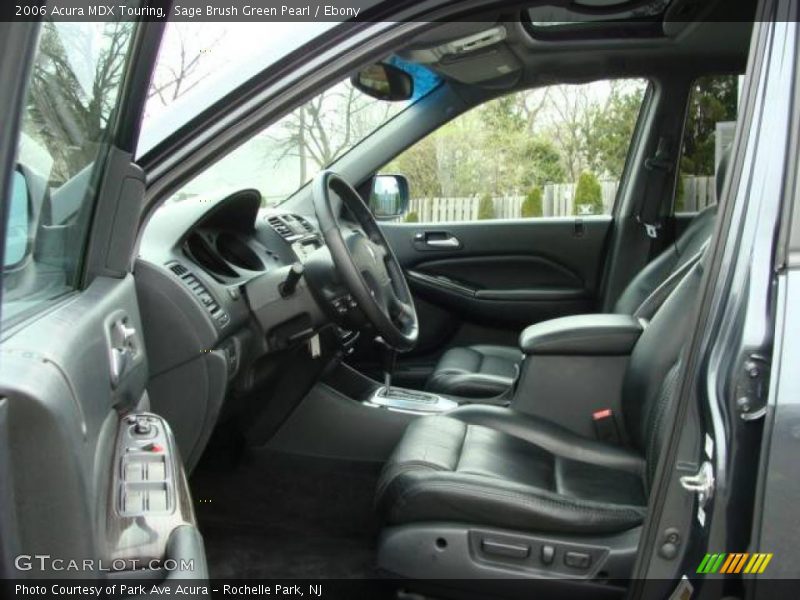Sage Brush Green Pearl / Ebony 2006 Acura MDX Touring