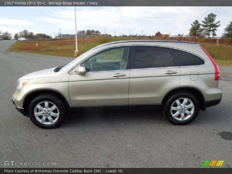 Borrego Beige Metallic / Ivory 2007 Honda CR-V EX-L