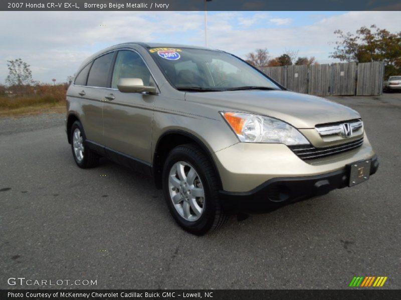 Borrego Beige Metallic / Ivory 2007 Honda CR-V EX-L