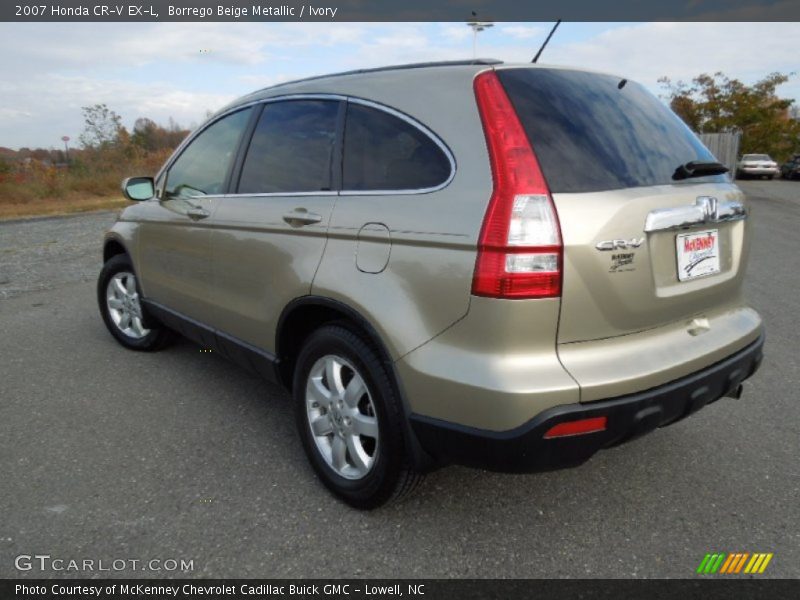 Borrego Beige Metallic / Ivory 2007 Honda CR-V EX-L