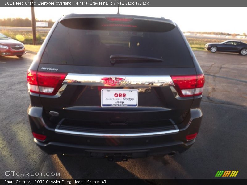 Mineral Gray Metallic / New Saddle/Black 2011 Jeep Grand Cherokee Overland