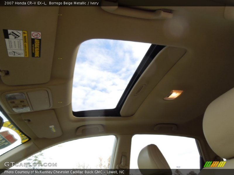 Borrego Beige Metallic / Ivory 2007 Honda CR-V EX-L