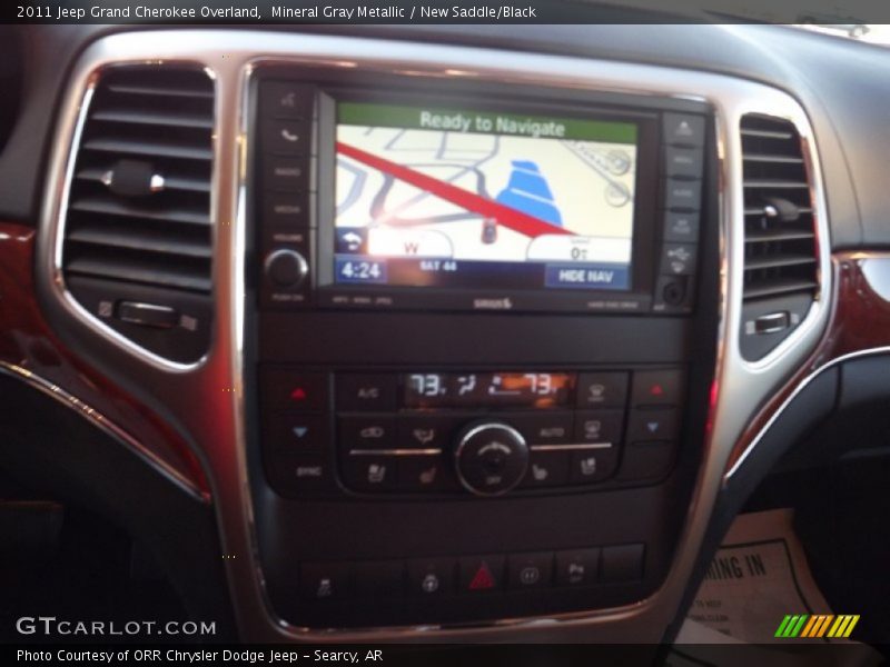 Mineral Gray Metallic / New Saddle/Black 2011 Jeep Grand Cherokee Overland