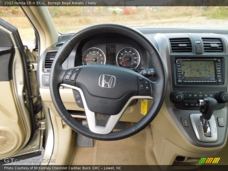 Borrego Beige Metallic / Ivory 2007 Honda CR-V EX-L