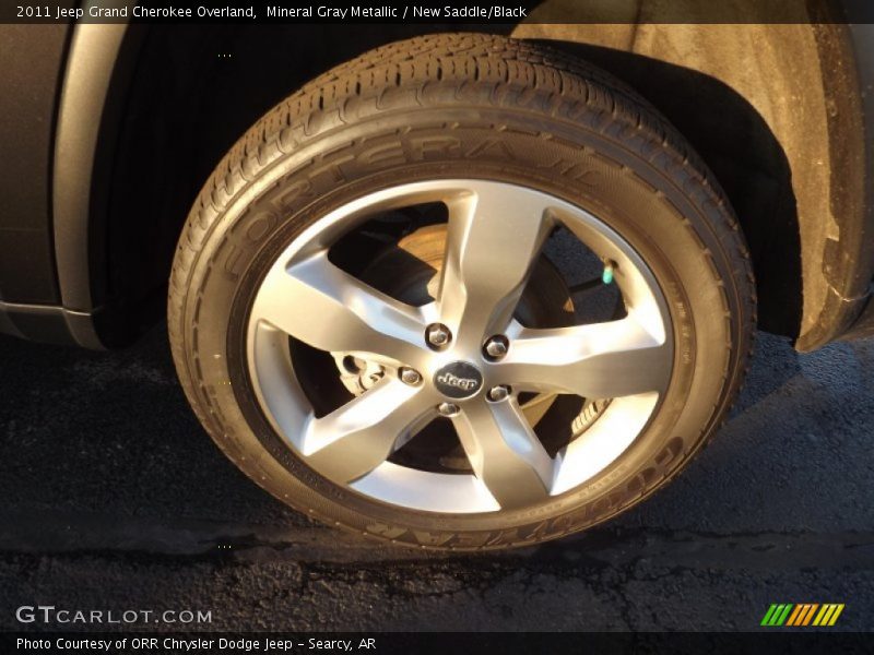 Mineral Gray Metallic / New Saddle/Black 2011 Jeep Grand Cherokee Overland