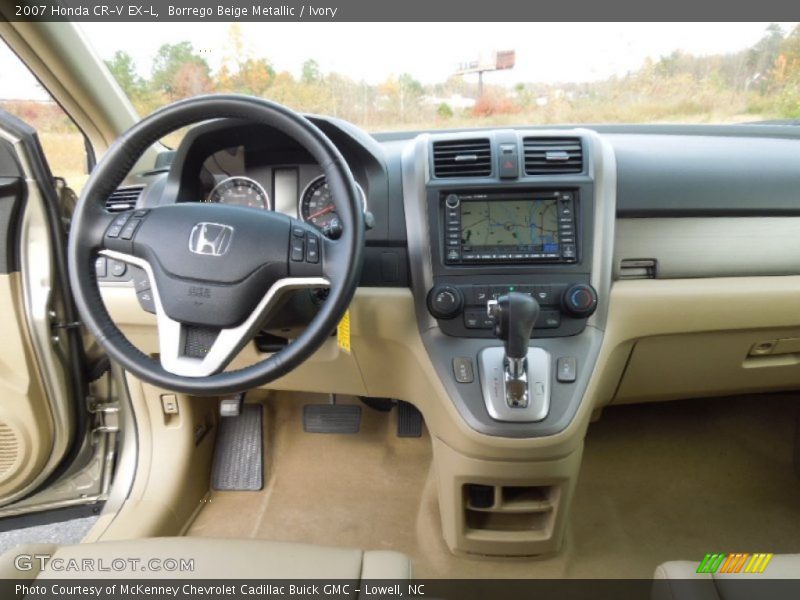 Borrego Beige Metallic / Ivory 2007 Honda CR-V EX-L