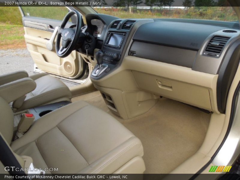Borrego Beige Metallic / Ivory 2007 Honda CR-V EX-L