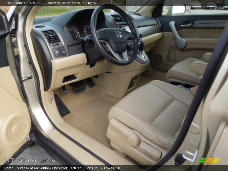 Borrego Beige Metallic / Ivory 2007 Honda CR-V EX-L
