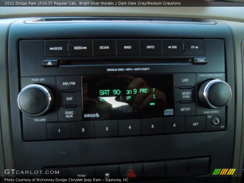 Audio System of 2012 Ram 1500 ST Regular Cab