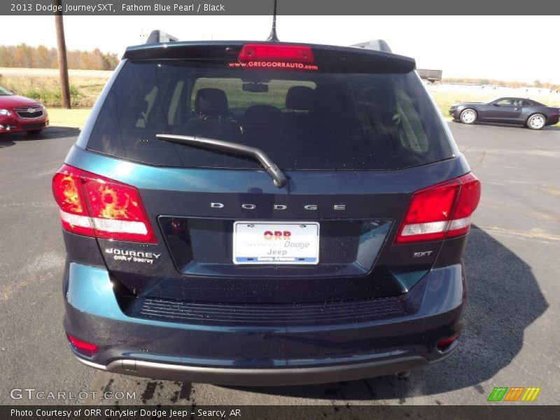 Fathom Blue Pearl / Black 2013 Dodge Journey SXT