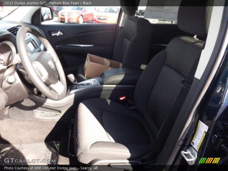 Fathom Blue Pearl / Black 2013 Dodge Journey SXT