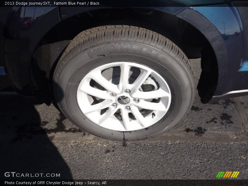 Fathom Blue Pearl / Black 2013 Dodge Journey SXT