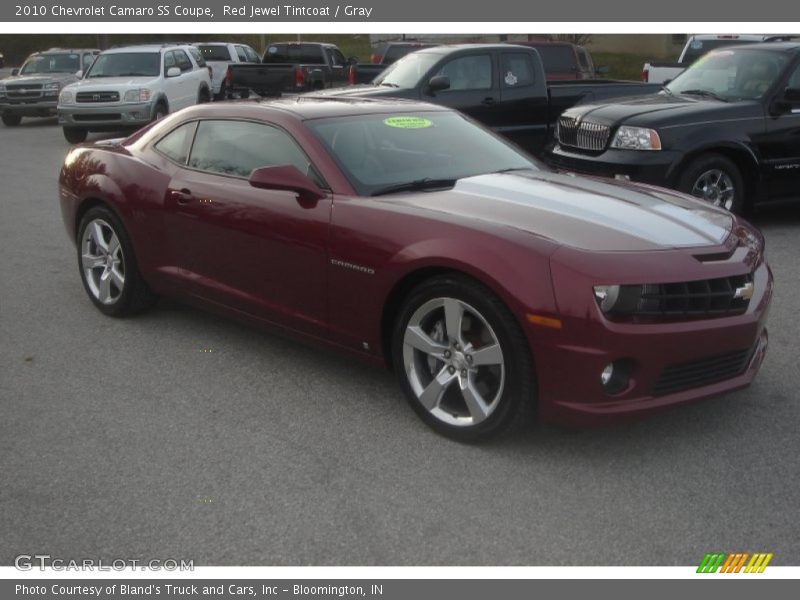 Red Jewel Tintcoat / Gray 2010 Chevrolet Camaro SS Coupe