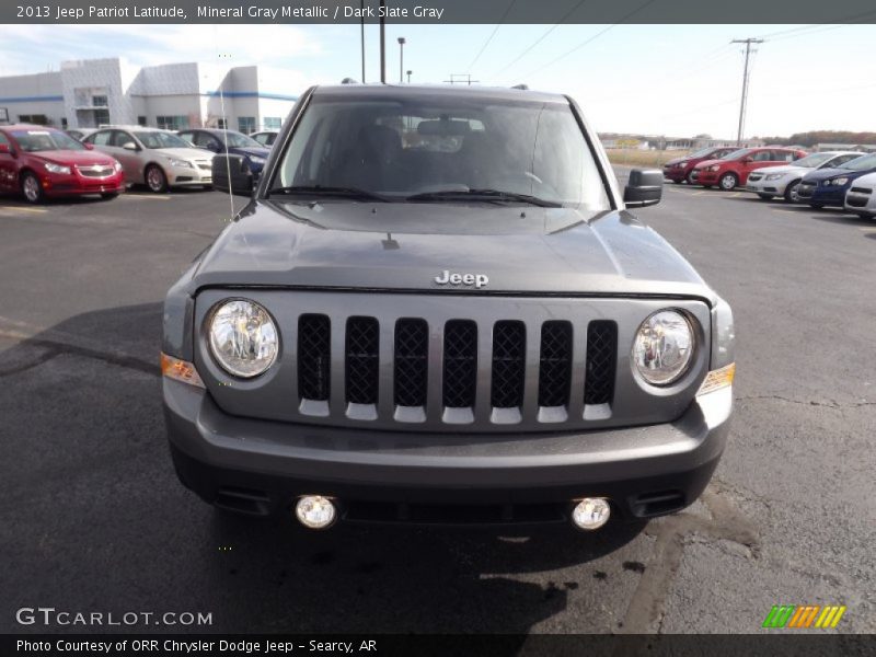 Mineral Gray Metallic / Dark Slate Gray 2013 Jeep Patriot Latitude