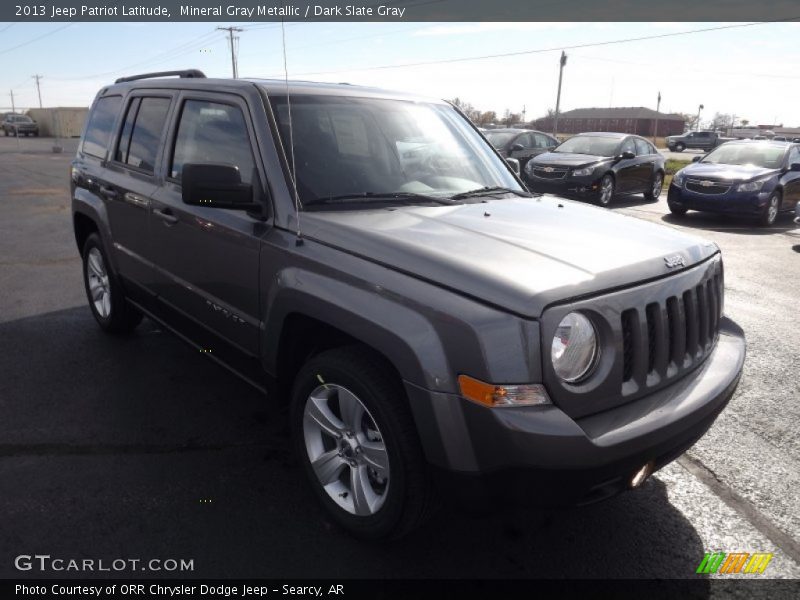 Mineral Gray Metallic / Dark Slate Gray 2013 Jeep Patriot Latitude