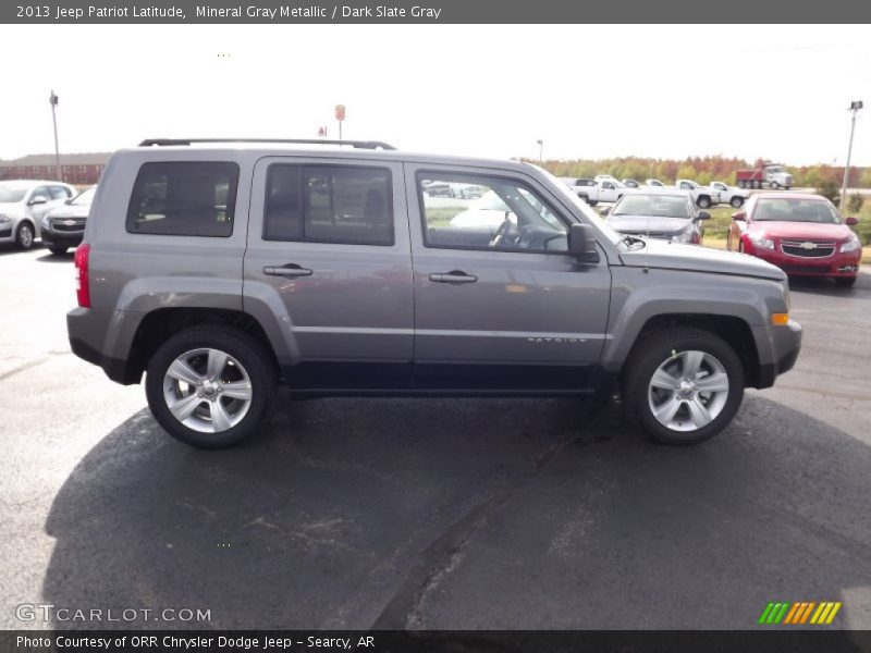 Mineral Gray Metallic / Dark Slate Gray 2013 Jeep Patriot Latitude