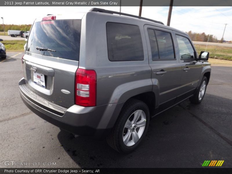 Mineral Gray Metallic / Dark Slate Gray 2013 Jeep Patriot Latitude