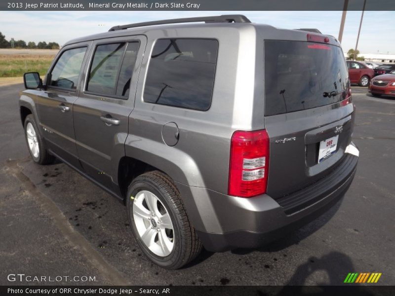 Mineral Gray Metallic / Dark Slate Gray 2013 Jeep Patriot Latitude