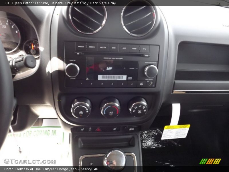 Mineral Gray Metallic / Dark Slate Gray 2013 Jeep Patriot Latitude