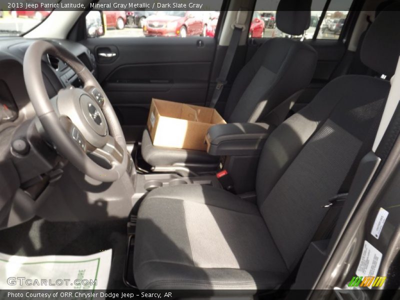 Mineral Gray Metallic / Dark Slate Gray 2013 Jeep Patriot Latitude