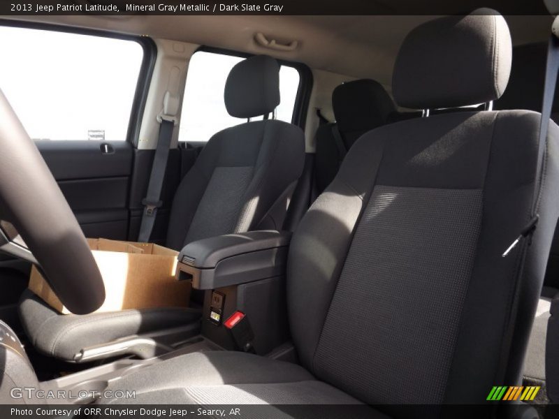 Mineral Gray Metallic / Dark Slate Gray 2013 Jeep Patriot Latitude