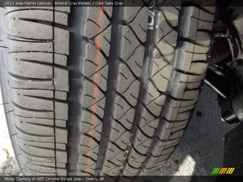 Mineral Gray Metallic / Dark Slate Gray 2013 Jeep Patriot Latitude