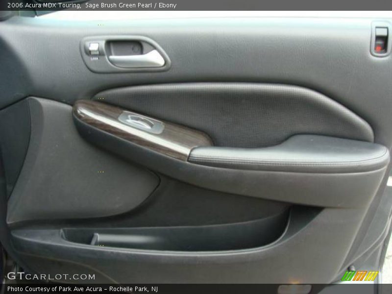 Sage Brush Green Pearl / Ebony 2006 Acura MDX Touring