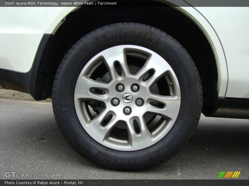 Aspen White Pearl / Parchment 2007 Acura MDX Technology