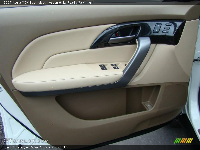 Aspen White Pearl / Parchment 2007 Acura MDX Technology