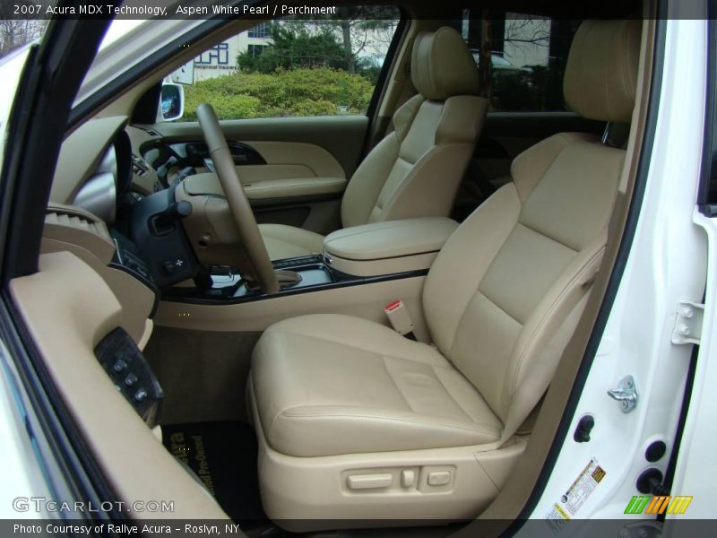 Aspen White Pearl / Parchment 2007 Acura MDX Technology