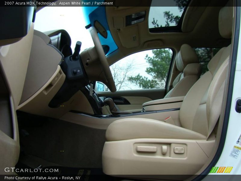 Aspen White Pearl / Parchment 2007 Acura MDX Technology