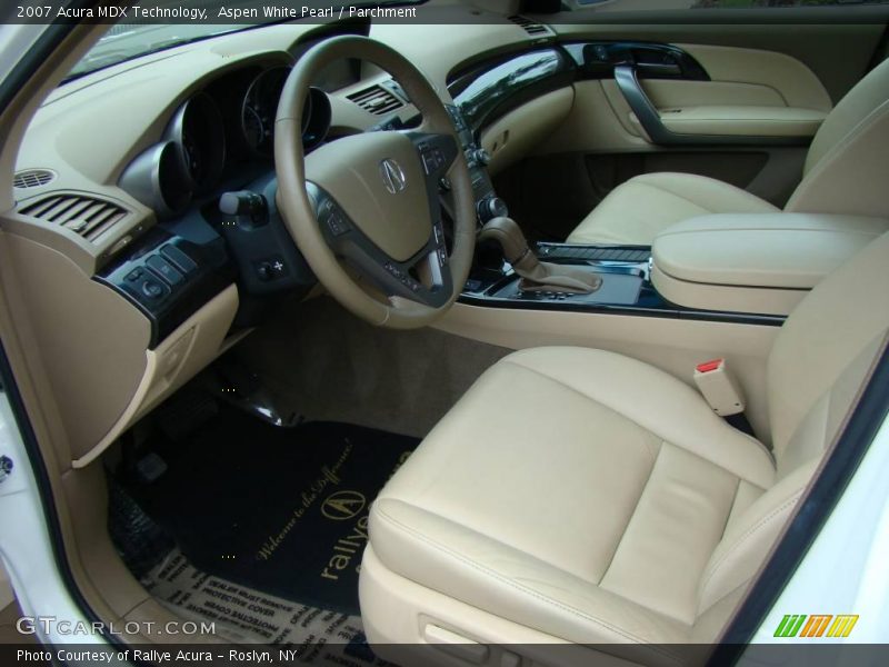 Aspen White Pearl / Parchment 2007 Acura MDX Technology