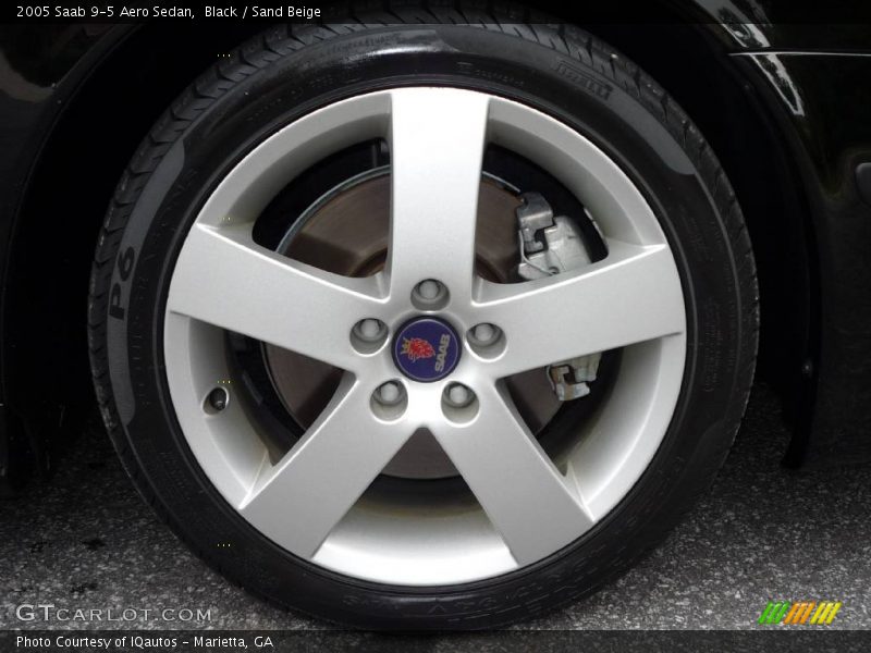 Black / Sand Beige 2005 Saab 9-5 Aero Sedan