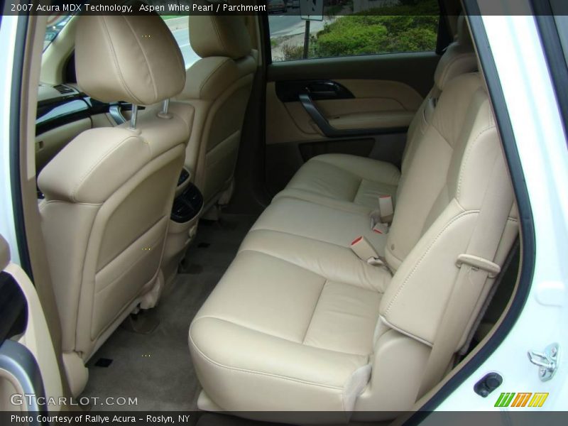 Aspen White Pearl / Parchment 2007 Acura MDX Technology