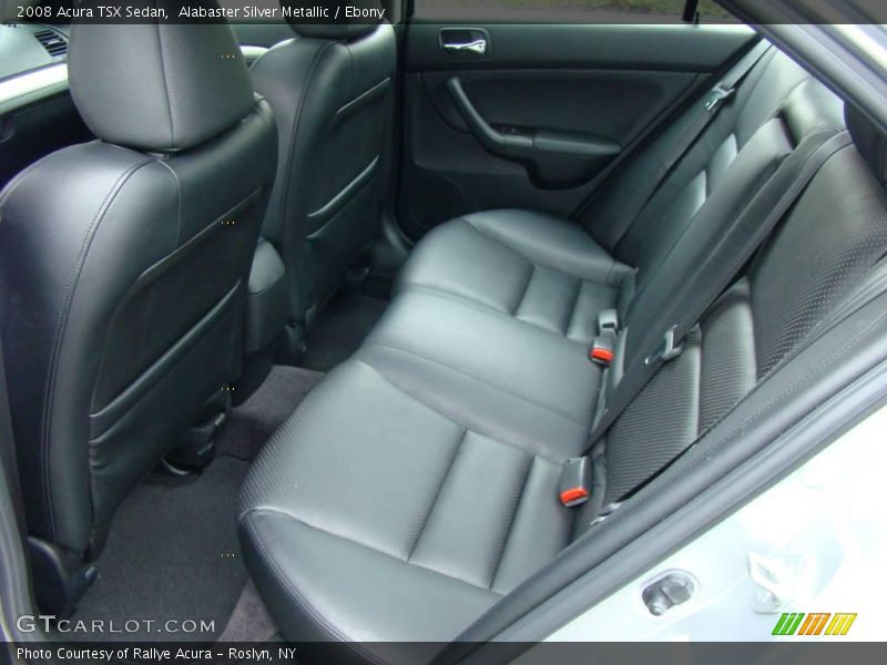 Alabaster Silver Metallic / Ebony 2008 Acura TSX Sedan